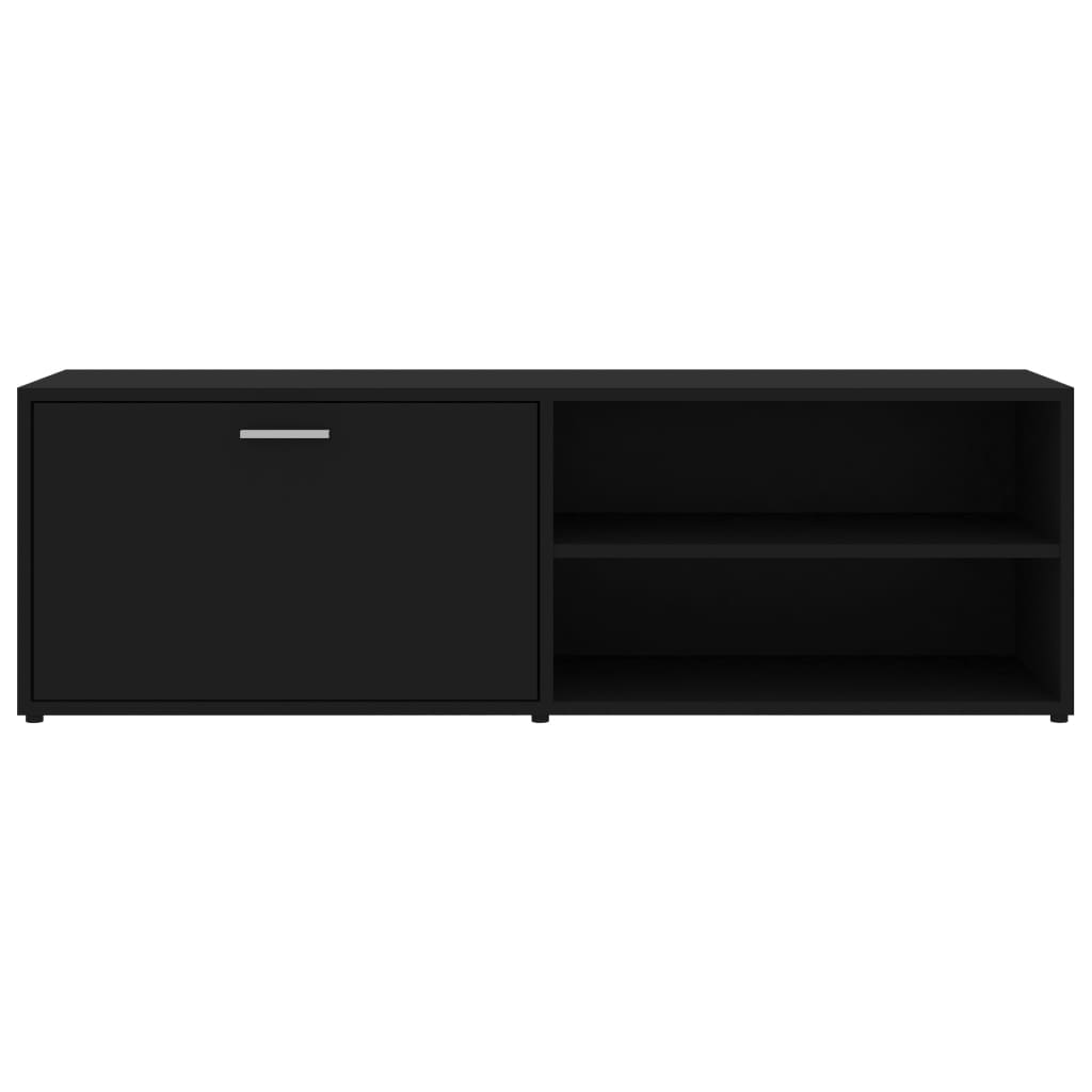 Tv-Benk Svart 120X34X37 Cm Konstruert Tre