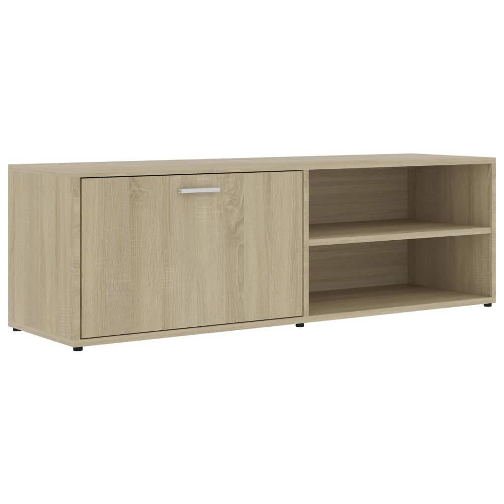Tv-Benk Sonoma Eik 120X34X37 Cm Konstruert Tre