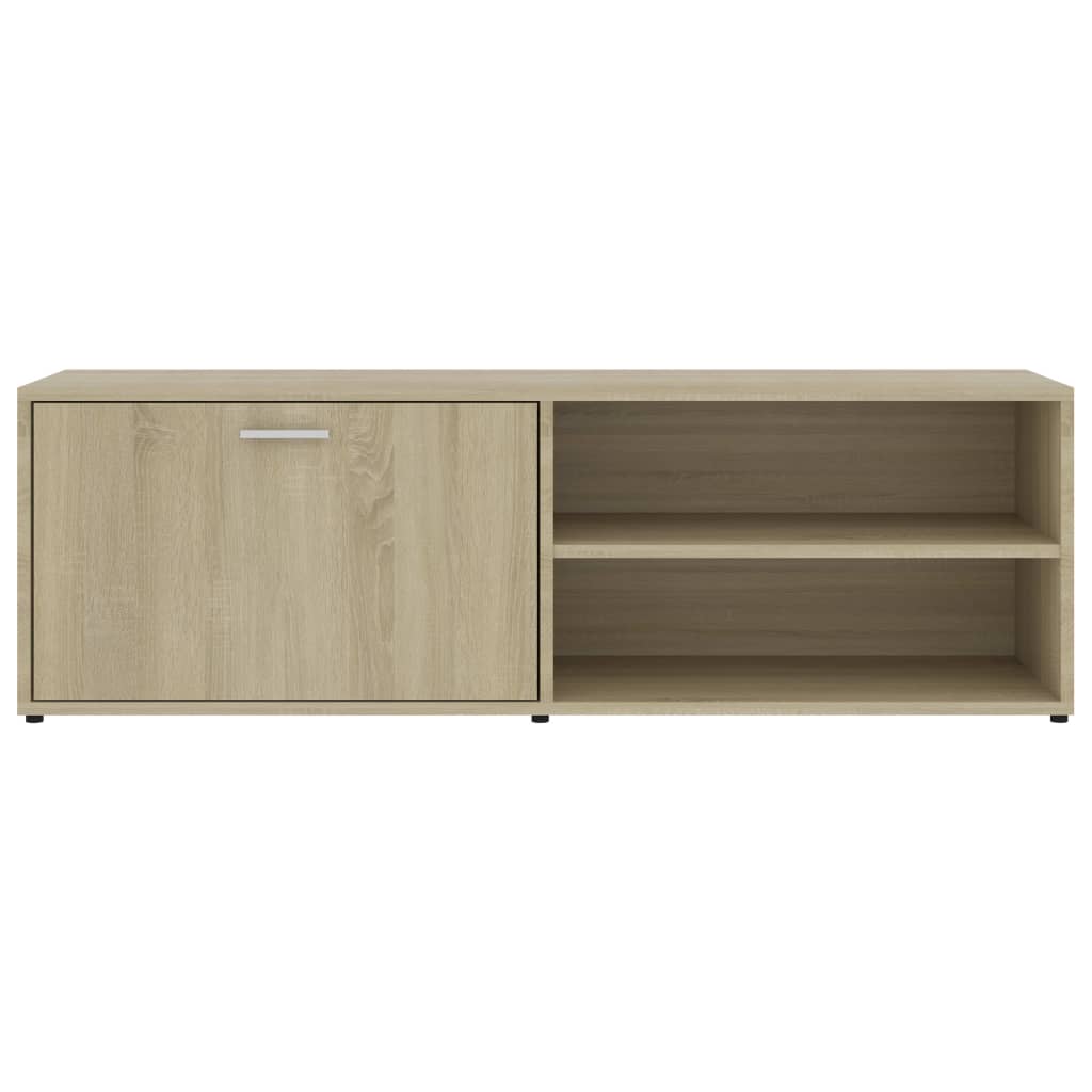 Tv-Benk Sonoma Eik 120X34X37 Cm Konstruert Tre
