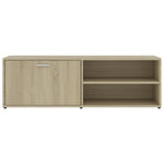 Tv-Benk Sonoma Eik 120X34X37 Cm Konstruert Tre