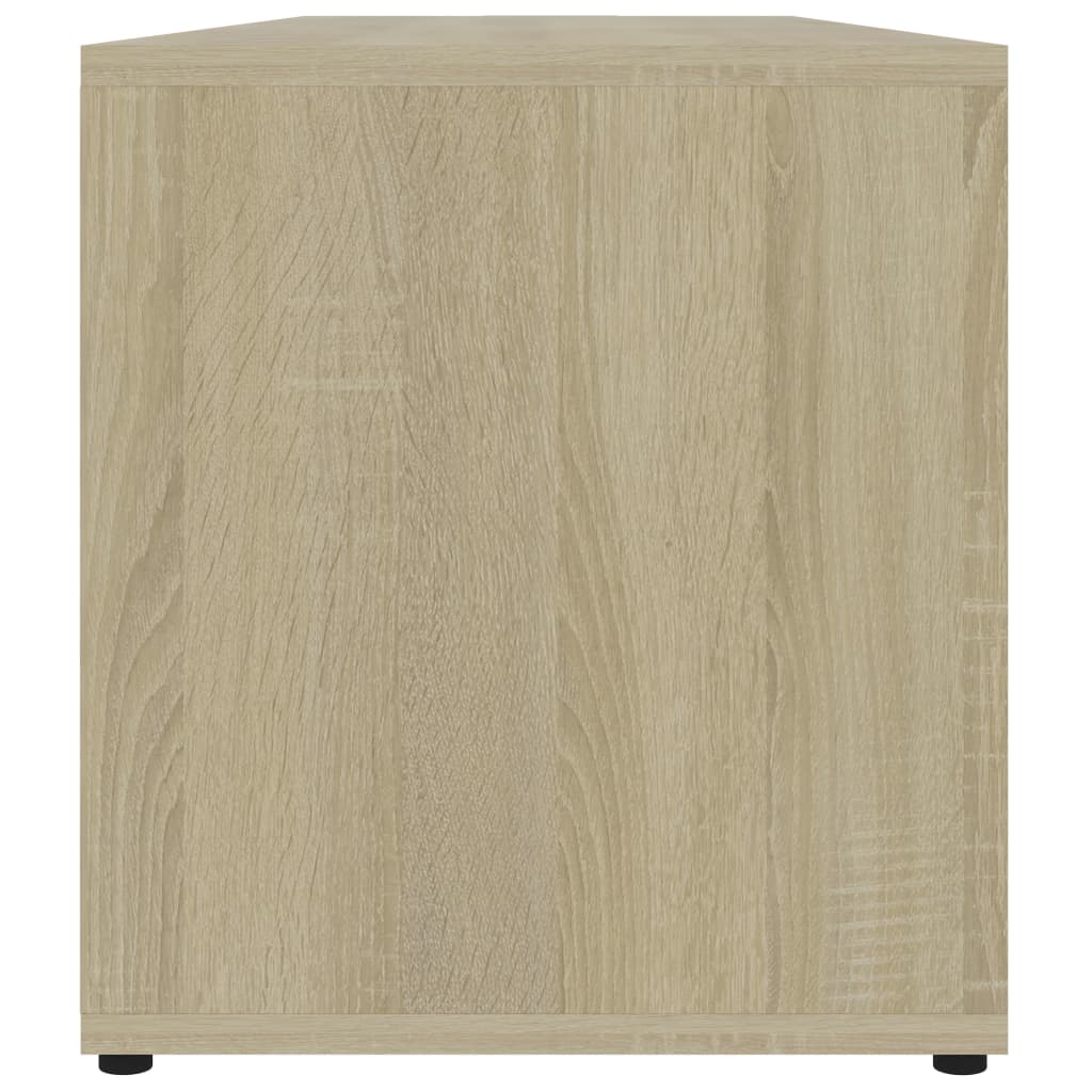 Tv-Benk Sonoma Eik 120X34X37 Cm Konstruert Tre
