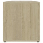 Tv-Benk Sonoma Eik 120X34X37 Cm Konstruert Tre