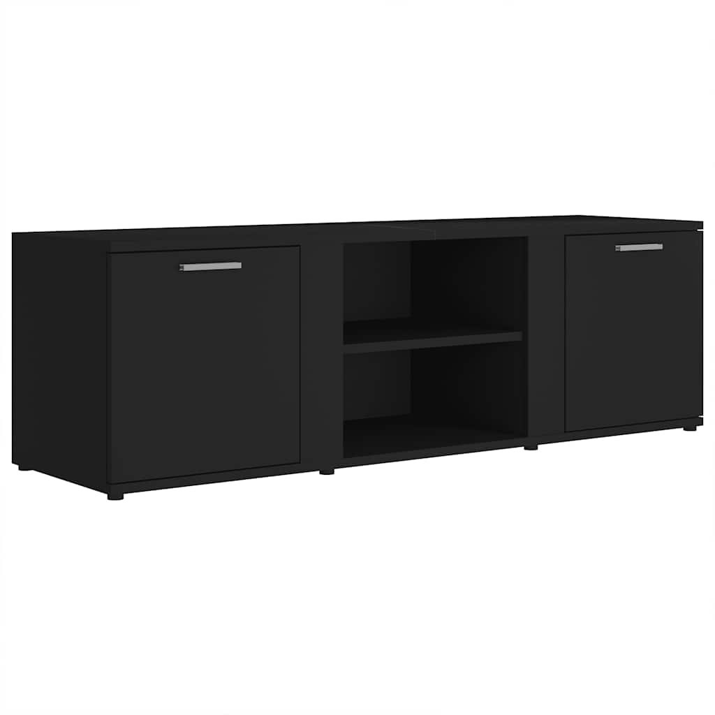Tv-Benk Svart 120X34X37 Cm Konstruert Tre