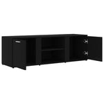 Tv-Benk Svart 120X34X37 Cm Konstruert Tre