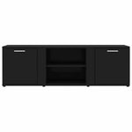 Tv-Benk Svart 120X34X37 Cm Konstruert Tre