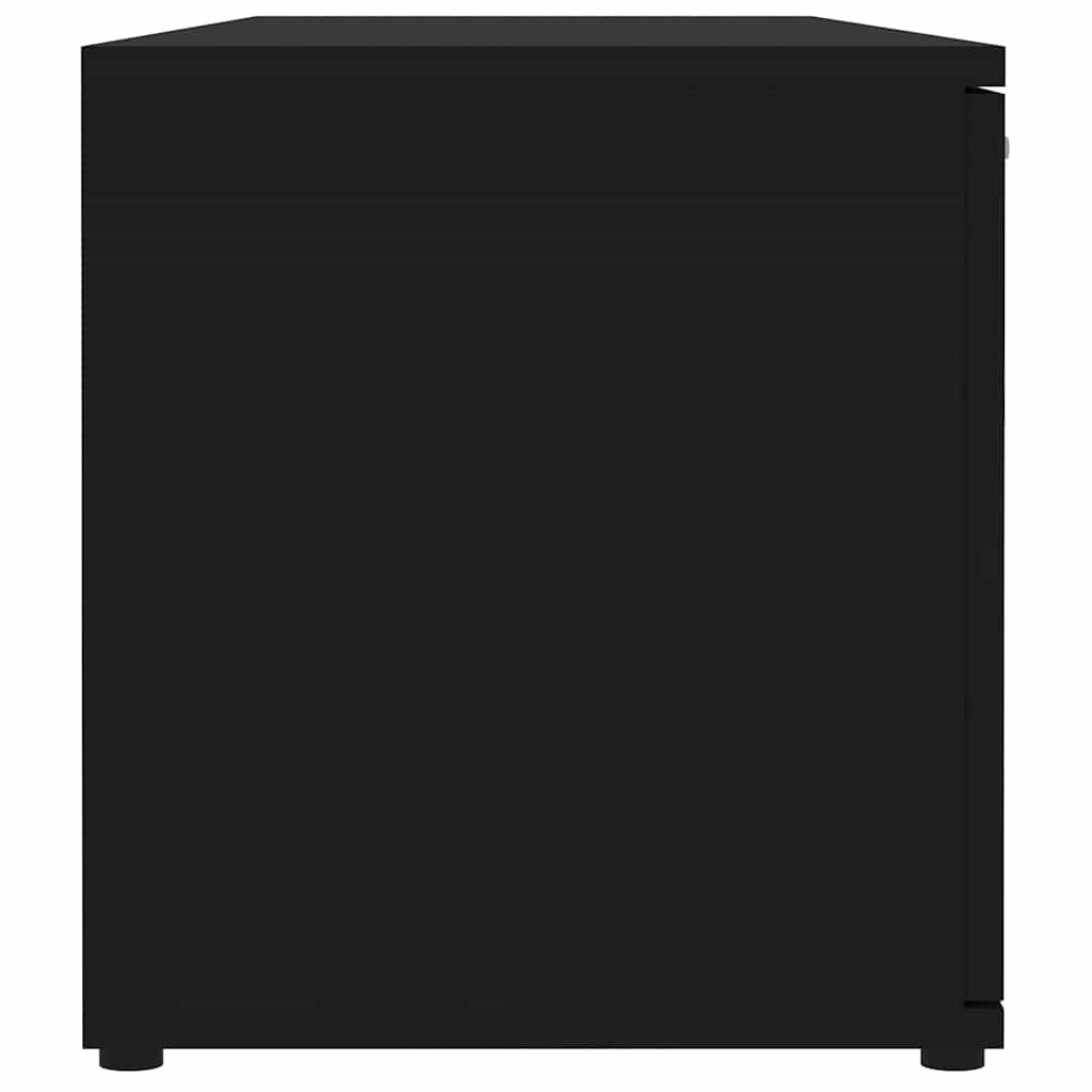 Tv-Benk Svart 120X34X37 Cm Konstruert Tre