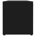 Tv-Benk Svart 120X34X37 Cm Konstruert Tre