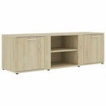Tv-Benk Sonoma Eik 120X34X37 Cm Konstruert Tre