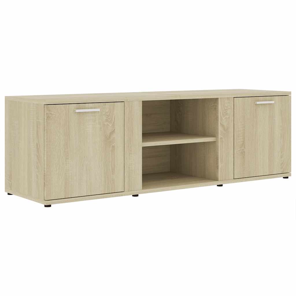 Tv-Benk Sonoma Eik 120X34X37 Cm Konstruert Tre