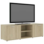 Tv-Benk Sonoma Eik 120X34X37 Cm Konstruert Tre