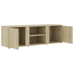 Tv-Benk Sonoma Eik 120X34X37 Cm Konstruert Tre