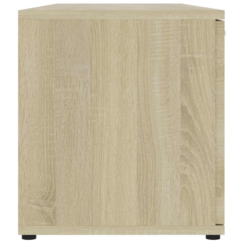 Tv-Benk Sonoma Eik 120X34X37 Cm Konstruert Tre