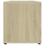 Tv-Benk Sonoma Eik 120X34X37 Cm Konstruert Tre