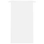 Skrivebord Hvit 90X50X74 Cm Konstruert Tre