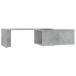 Salongbord Betonggrå 150X50X35 Cm Konstruert Tre