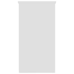 Skrivebord Hvit 80X40X75 Cm Konstruert Tre