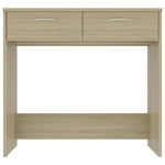 Skrivebord Sonoma Eik 80X40X75 Cm Konstruert Tre