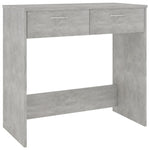 Skrivebord Betonggrå 80X40X75 Cm Konstruert Tre