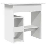 Skrivebord Hvit 80X45X74 Cm Konstruert Tre
