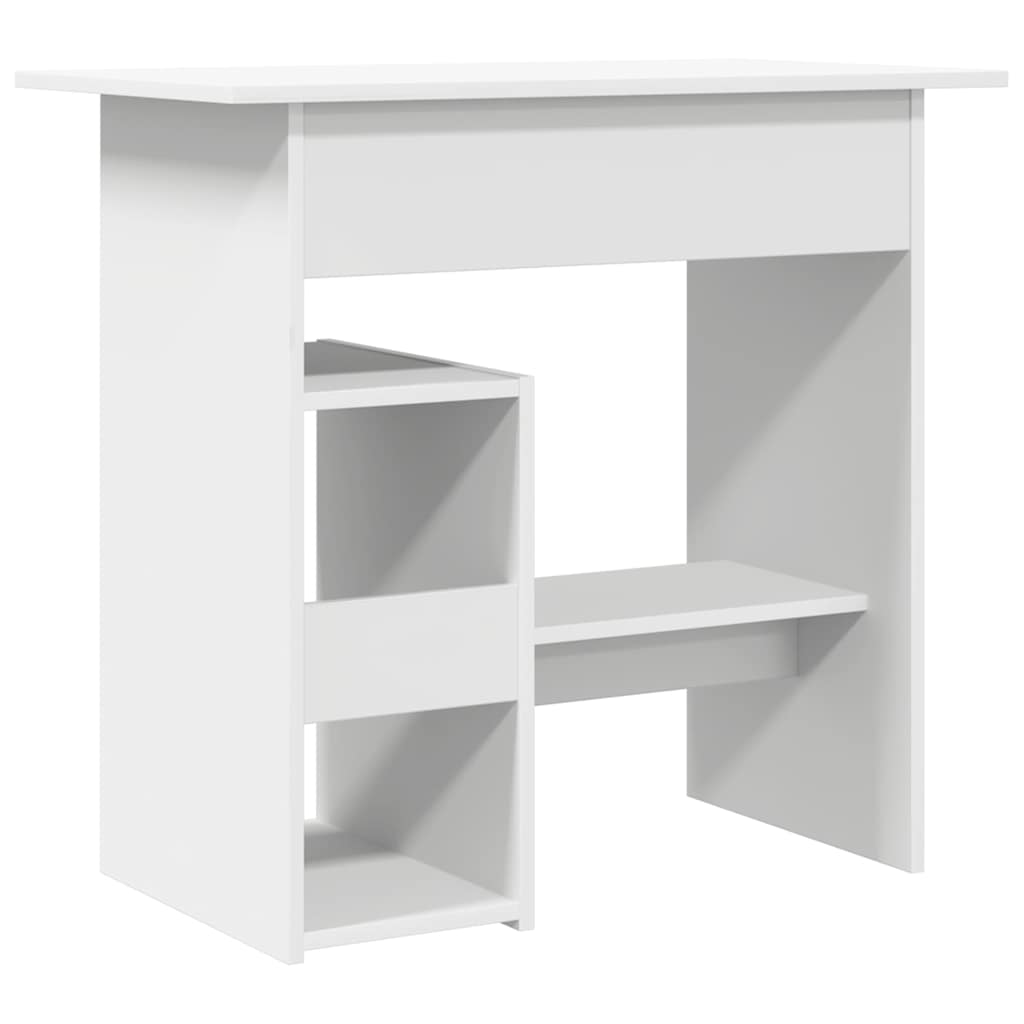 Skrivebord Hvit 80X45X74 Cm Konstruert Tre