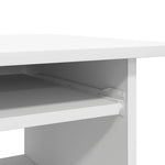 Skrivebord Hvit 80X45X74 Cm Konstruert Tre
