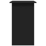 Skrivebord Svart 80X45X74 Cm Konstruert Tre