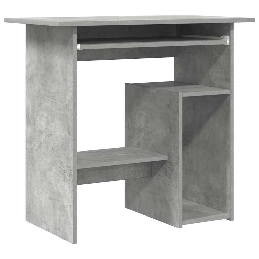 Skrivebord Betonggrå 80X45X74 Cm Konstruert Tre