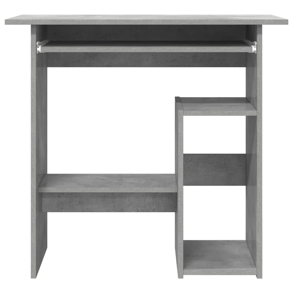 Skrivebord Betonggrå 80X45X74 Cm Konstruert Tre