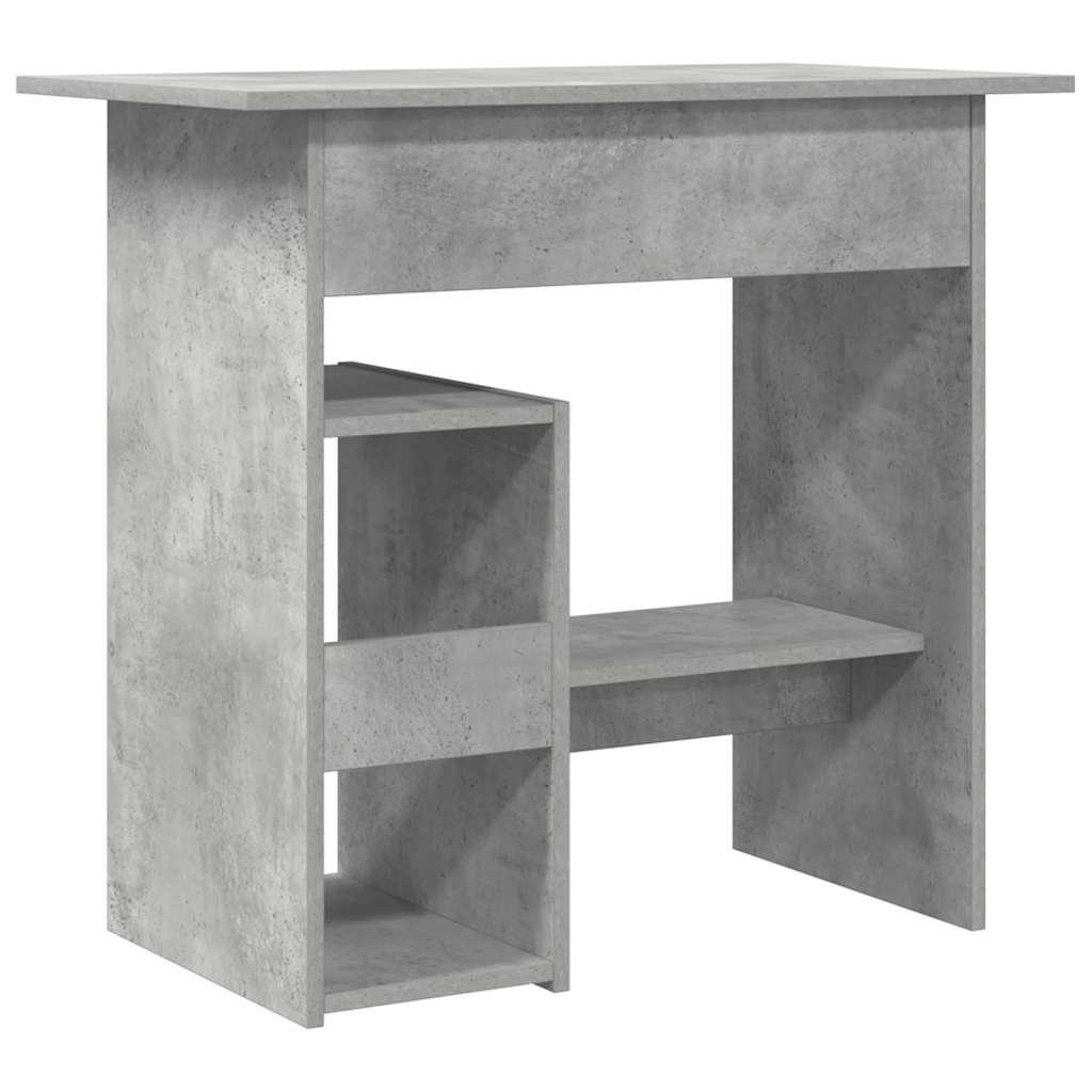 Skrivebord Betonggrå 80X45X74 Cm Konstruert Tre