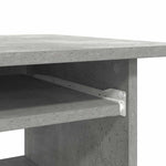 Skrivebord Betonggrå 80X45X74 Cm Konstruert Tre