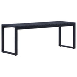 Hagebenk 120,5 Cm Ps-Brett Svart