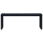 Hagebenk 120,5 Cm Ps-Brett Svart