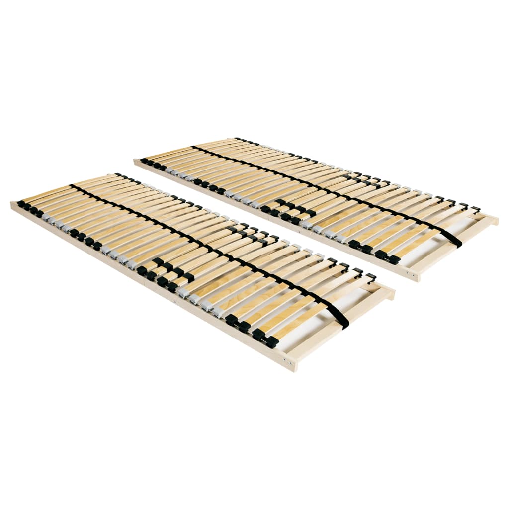 Spilebaser 2 Stk Med 28 Lameller 7 Soner 90X200 Cm