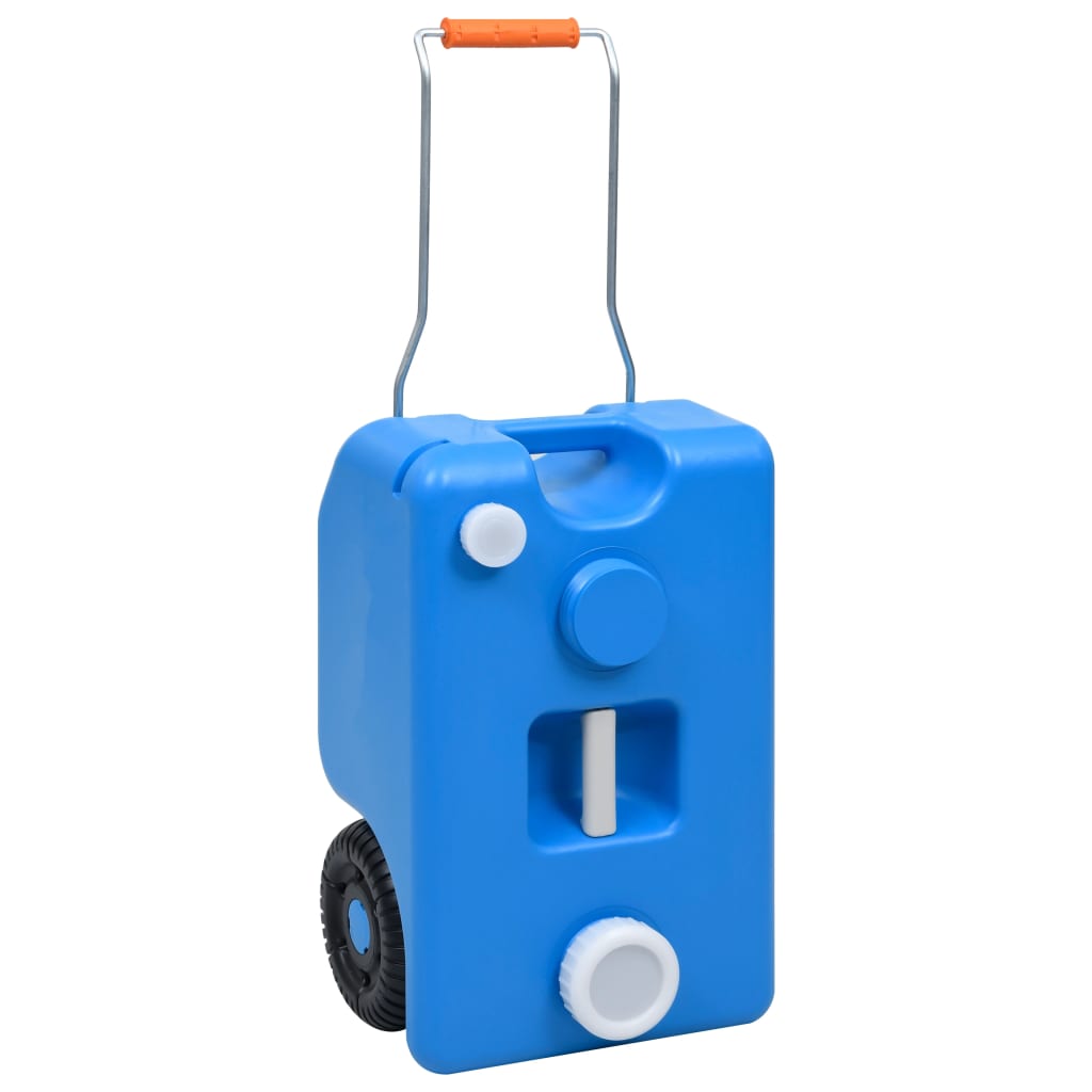 Vanntank Med Hjul For Camping 25 L Blå