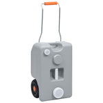 Vanntank Med Hjul For Camping 25 L Grå