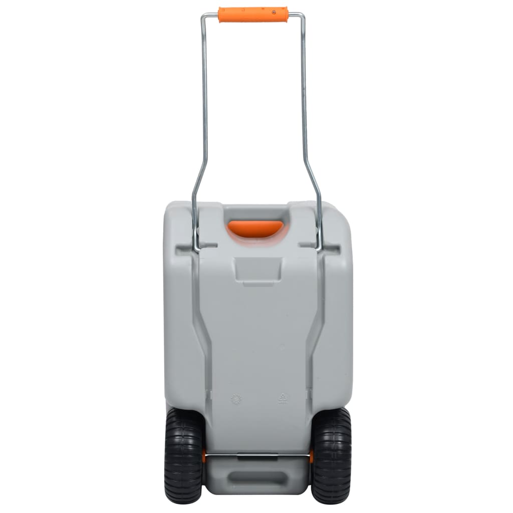 Vanntank Med Hjul For Camping 25 L Grå