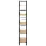 Bokhylle 5 Lag Eik 60X27,6X158,5 Cm Konstruert Tre