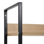Bokhylle 5 Lag Eik 60X27,6X158,5 Cm Konstruert Tre