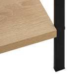Bokhylle 5 Lag Eik 60X27,6X158,5 Cm Konstruert Tre