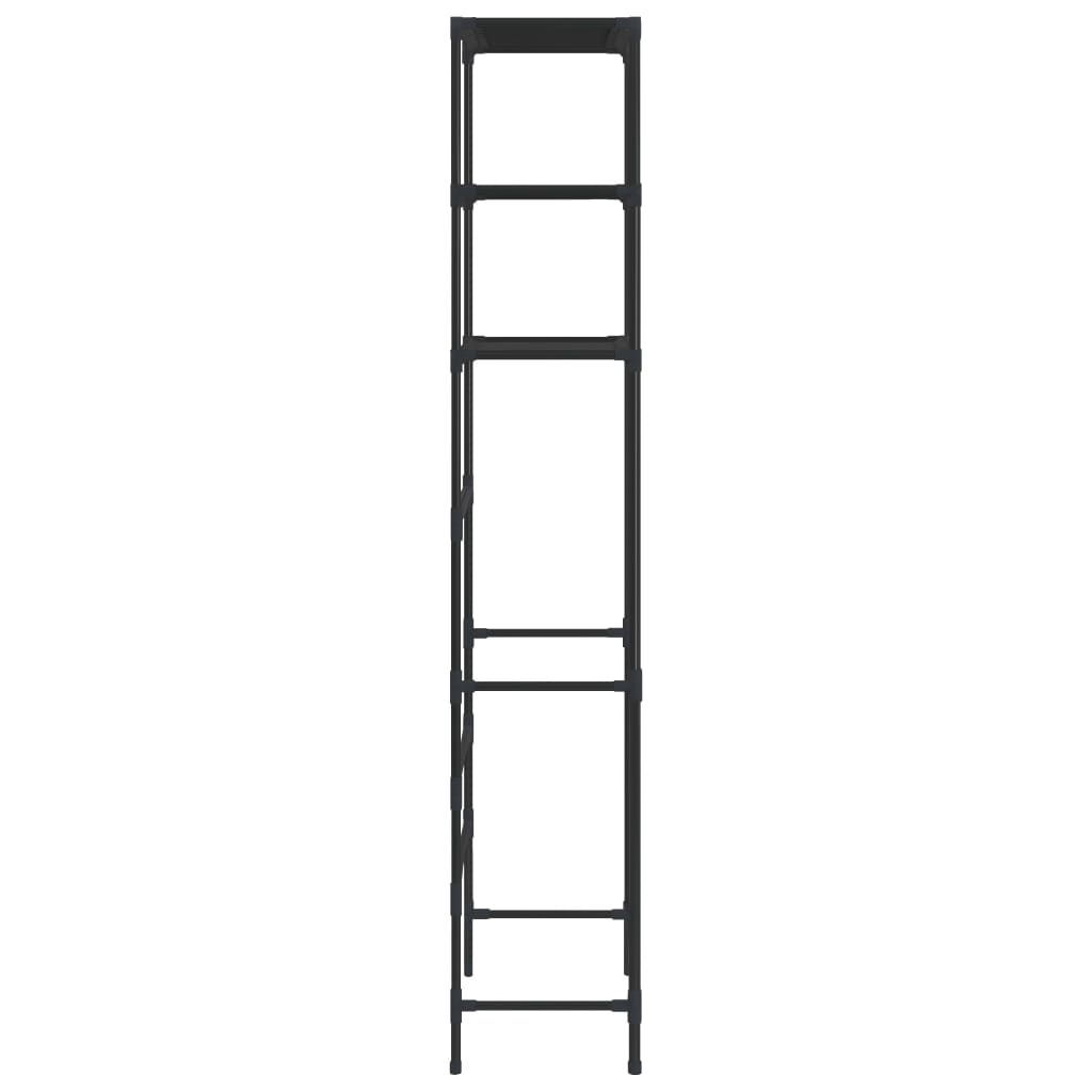 Oppbevaringsstativ Over Vaskemaskin Svart 69X28X169 Cm