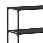 Oppbevaringsstativ Over Vaskemaskin Svart 69X28X169 Cm