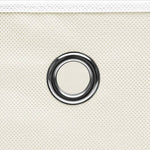 Oppbevaringsbokser 4 Stk Hvit 32X32X32 Cm Stoff