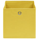 Oppbevaringsbokser 4 Stk Gul 32X32X32 Cm Stoff