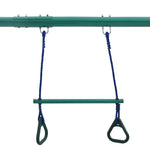 Huskesett Med Gymnastikkringer Og 4 Seter Stål