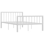 Sengeramme Hvit Metall 120X200 Cm