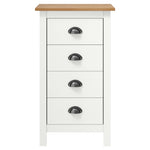 Skjenk Hill Hvit 46X35X80 Cm Heltre Furu