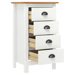 Skjenk Hill Hvit 46X35X80 Cm Heltre Furu