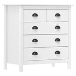Skjenk Hill Hvit 79X40X80 Cm Heltre Furu