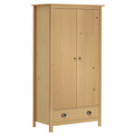 Garderobeskap 2 Dører Hill 89X50X170 Cm Heltre Furu