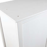 Garderobeskap 2 Dører Hill Hvit 89X50X170 Cm Heltre Furu